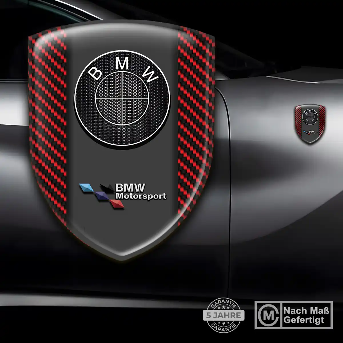 BMW Emblem Aufkleber Interieurdesign