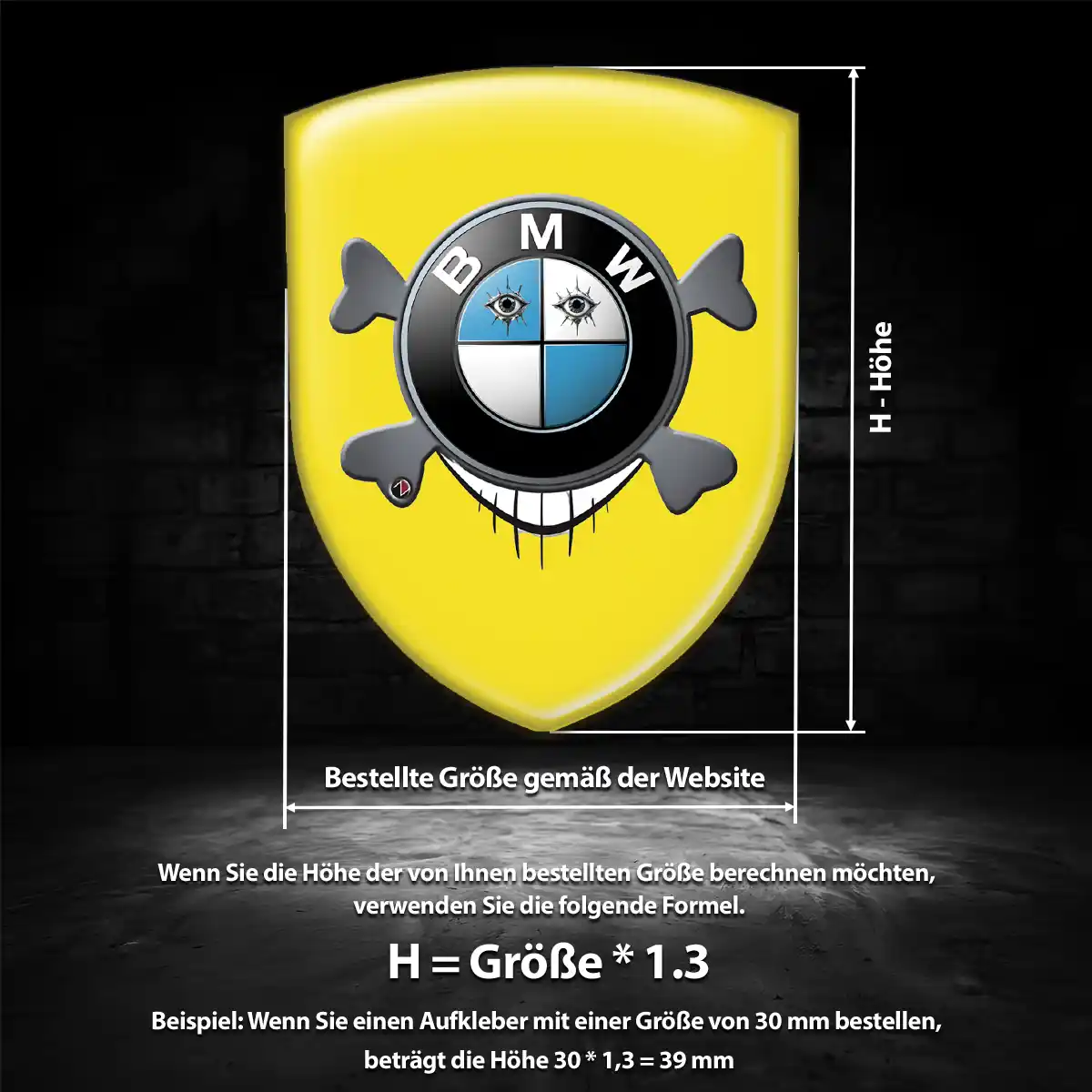 BMW Emblem Aufkleber Premium-Edition