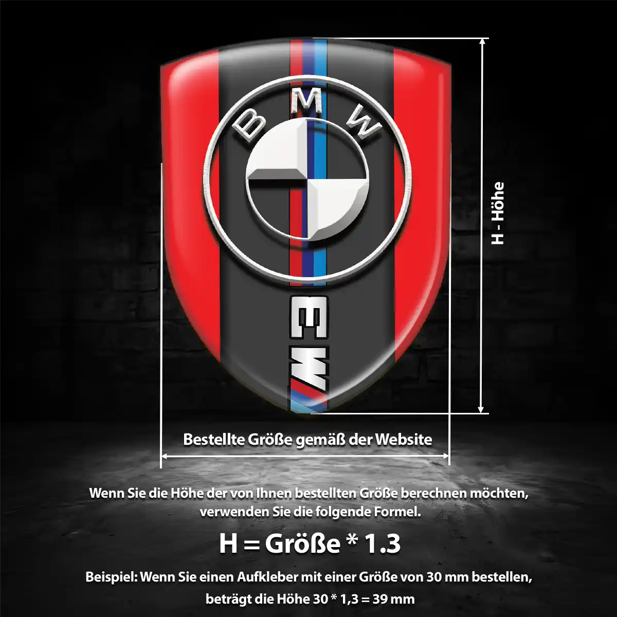 BMW Emblem Aufkleber Stilvolles Design