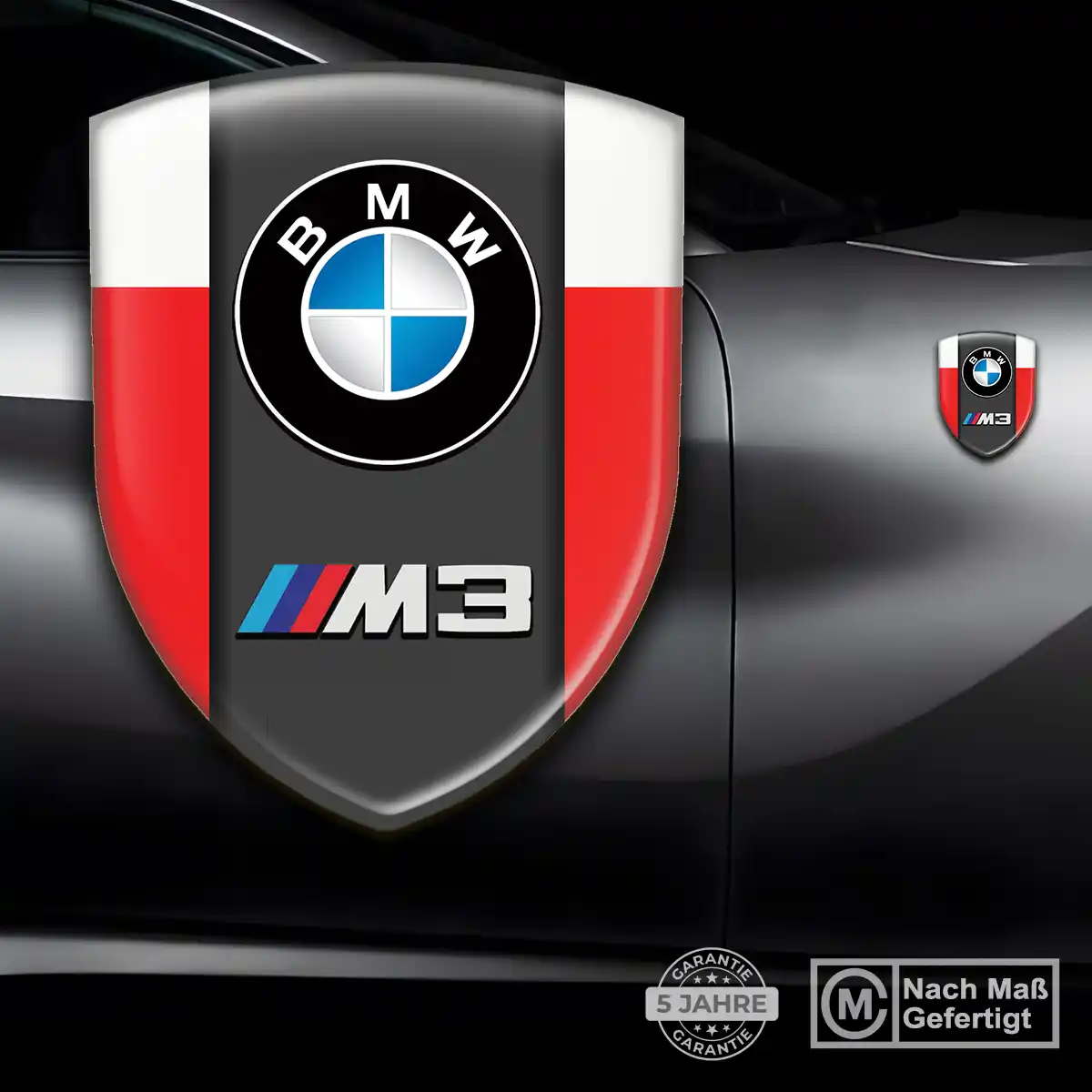 BMW Emblem Aufkleber Wappen Auto Hochwertiges Harz