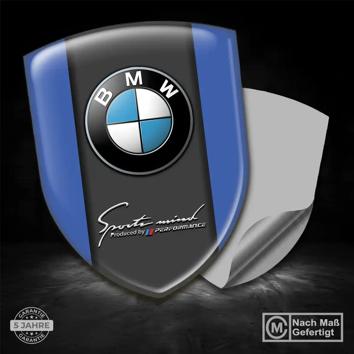 BMW Emblem Aufkleber Wappen Auto Luxus-Edition