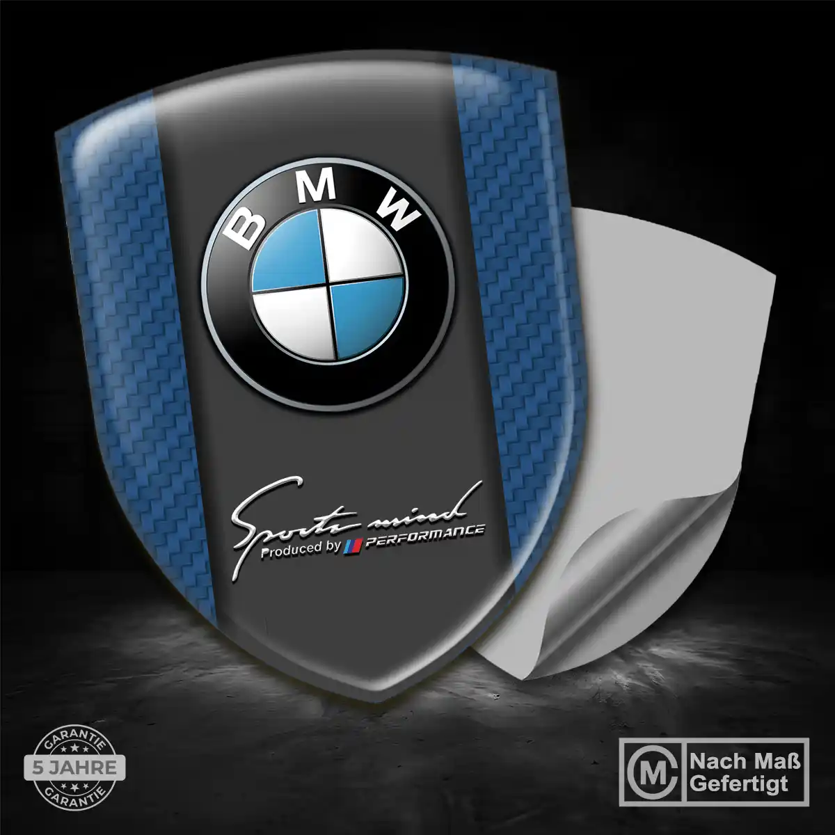 BMW Emblem Aufkleber Wappen Auto Premium-Edition