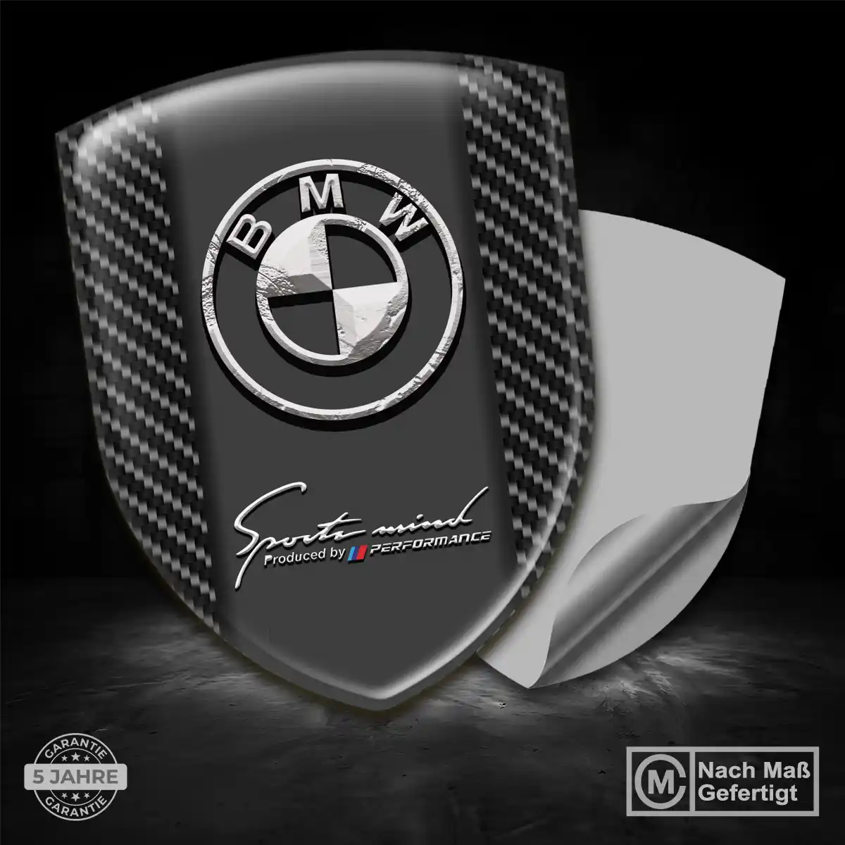 BMW Emblem Aufkleber Wappen Auto Stilvolles Design