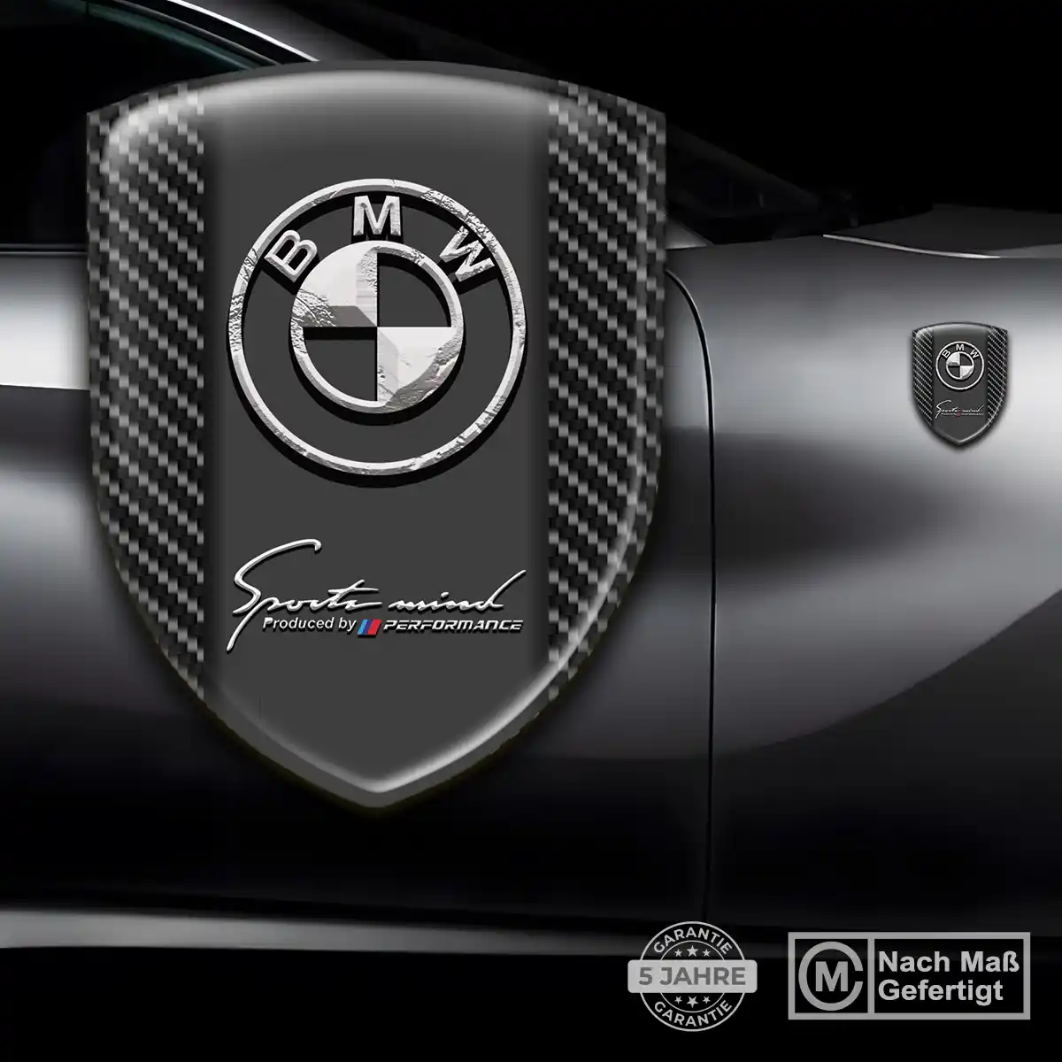 BMW Emblem Aufkleber Wappen Auto Stilvolles Design