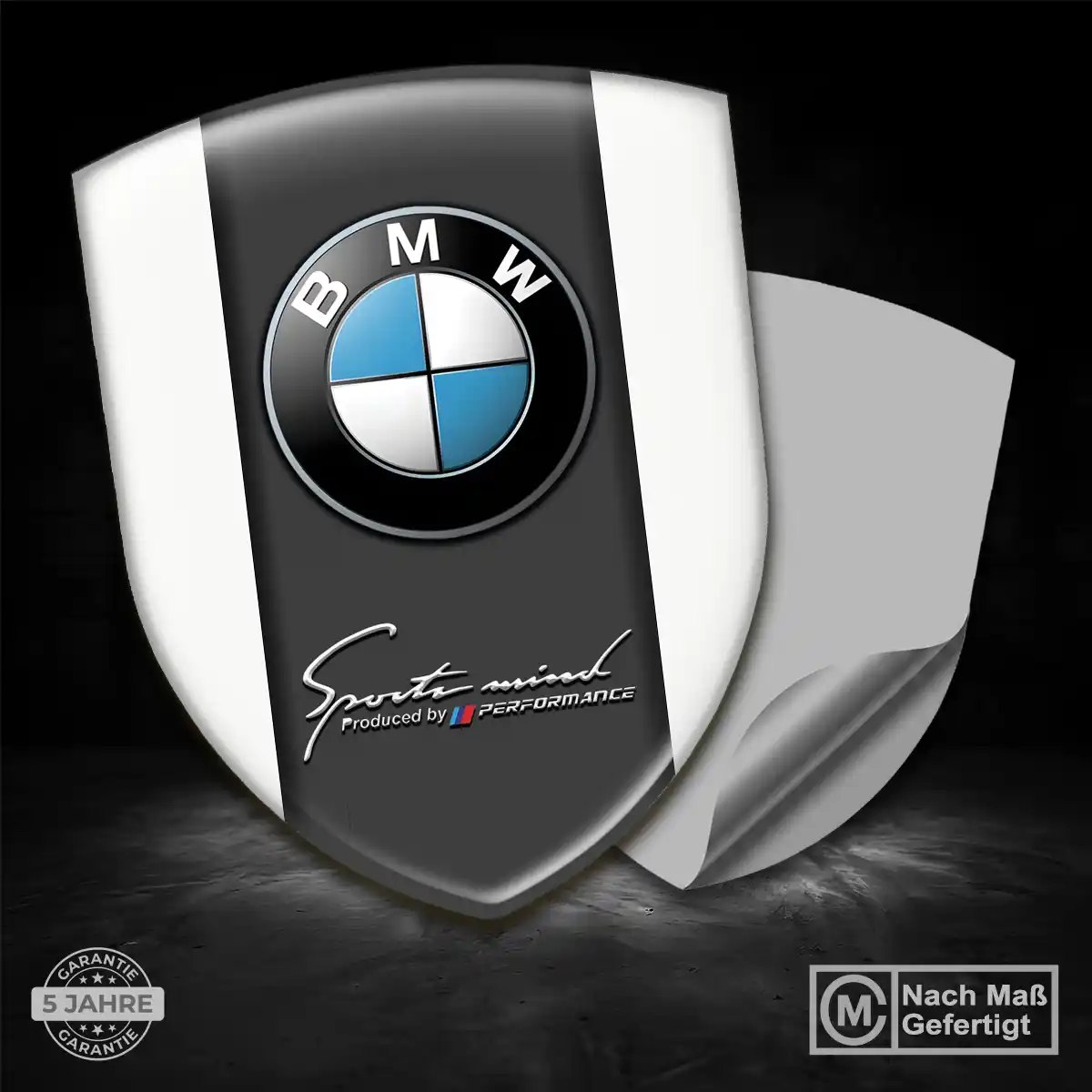 BMW Emblem Aufkleber Wappen Hochwertiges Harz