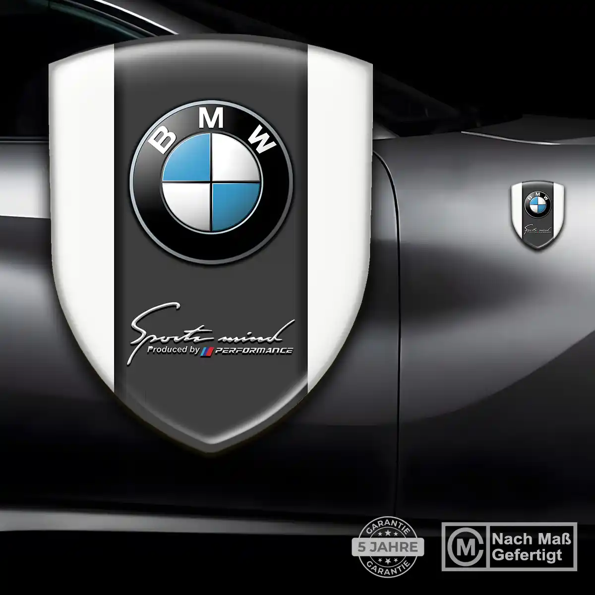 BMW Emblem Aufkleber Wappen Hochwertiges Harz