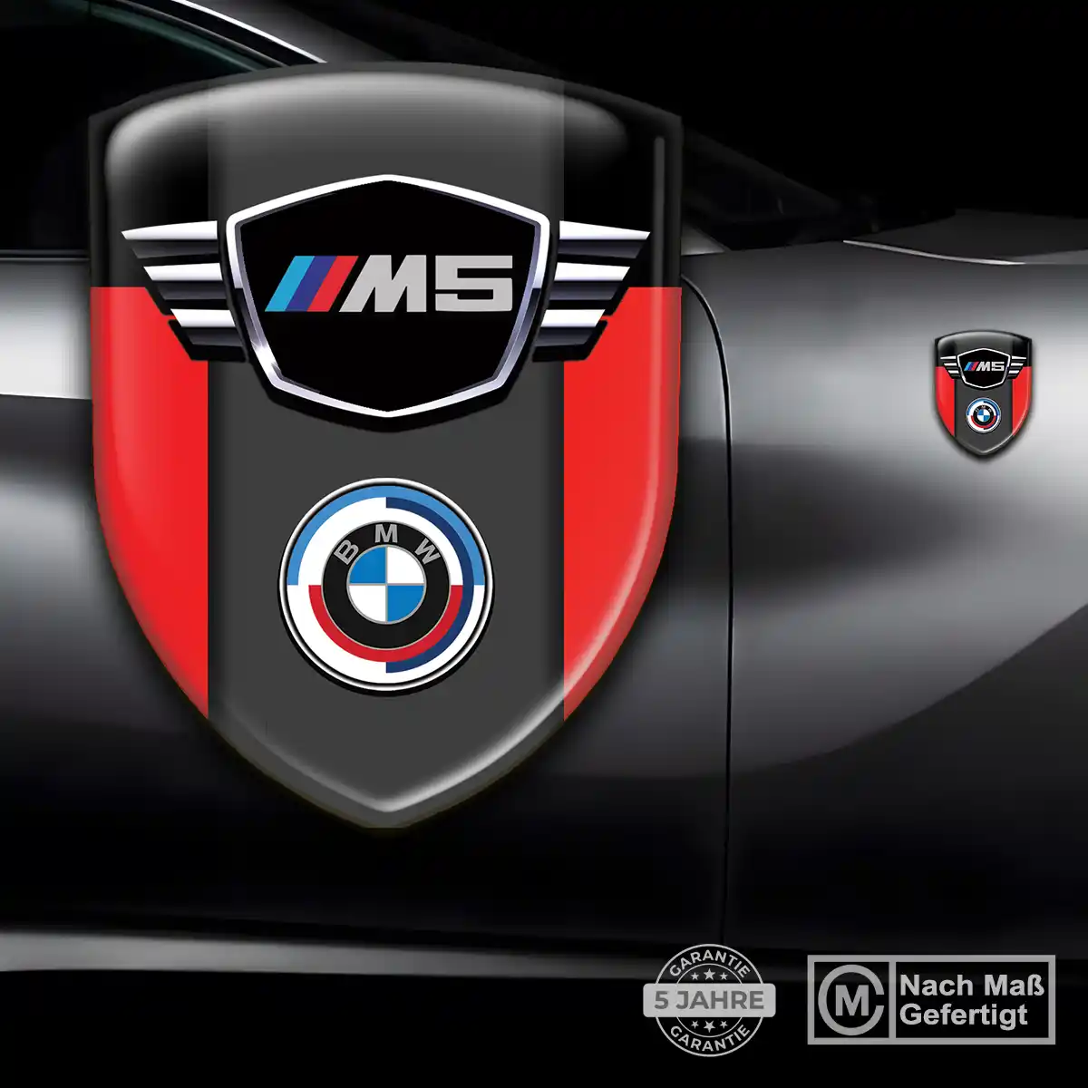 BMW Emblem Aufkleber Wappen Interieurdesign