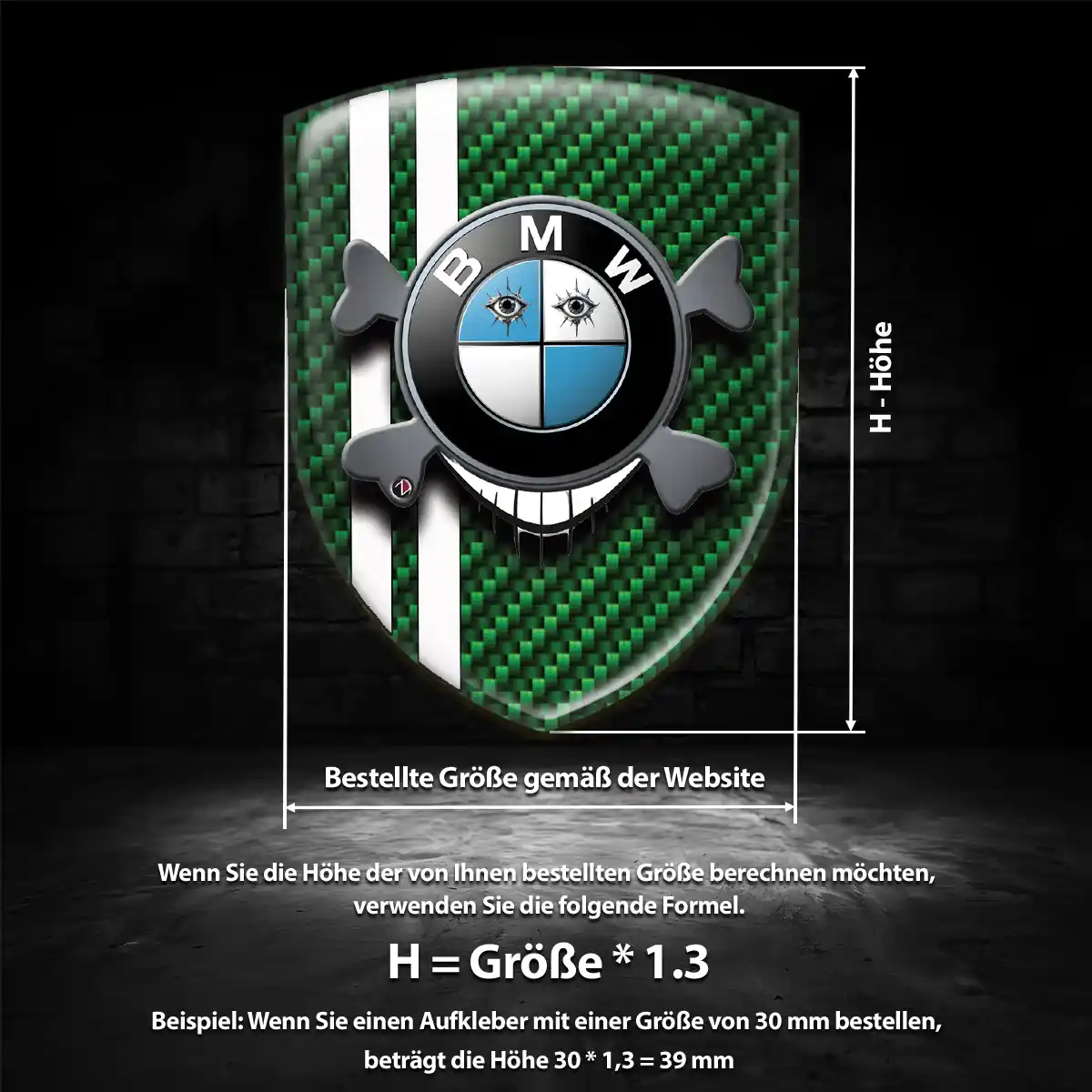 BMW Emblem Hochwertiges Harz