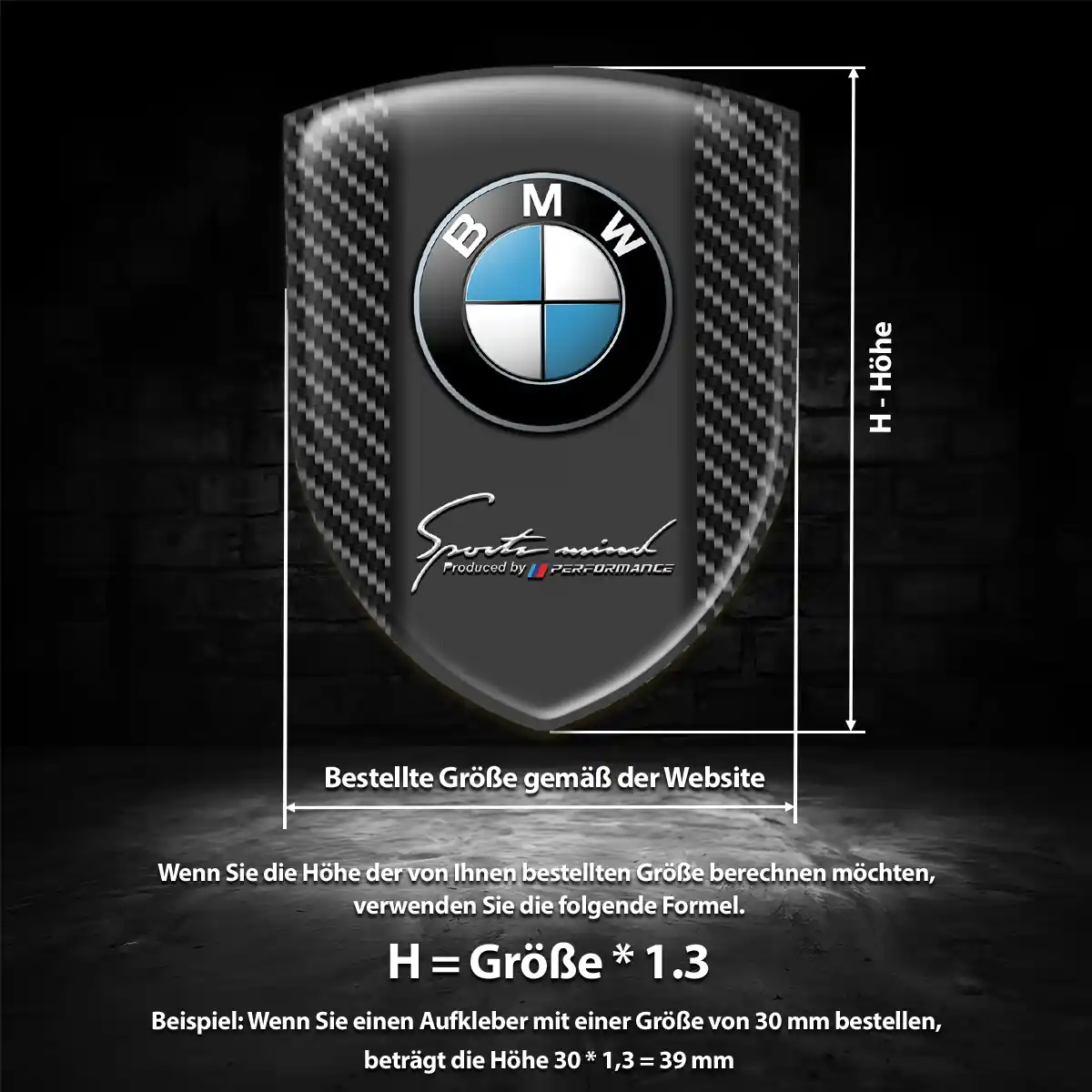 BMW Emblem Stilvolles Design