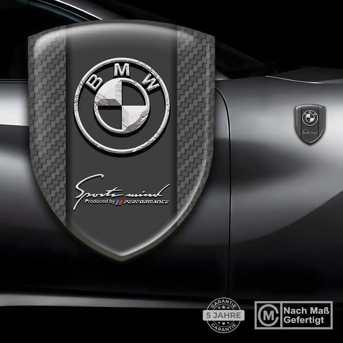 BMW Emblem Wappen Aufkleber Auto Hochwertiges Harz