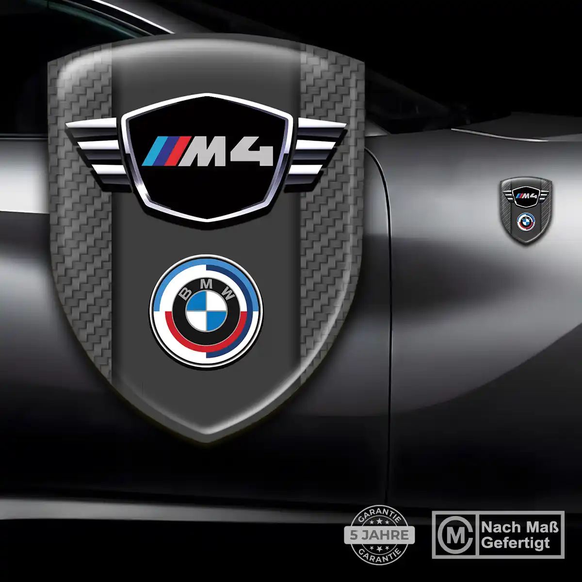 BMW Emblem Wappen Aufkleber Auto Luxus-Edition
