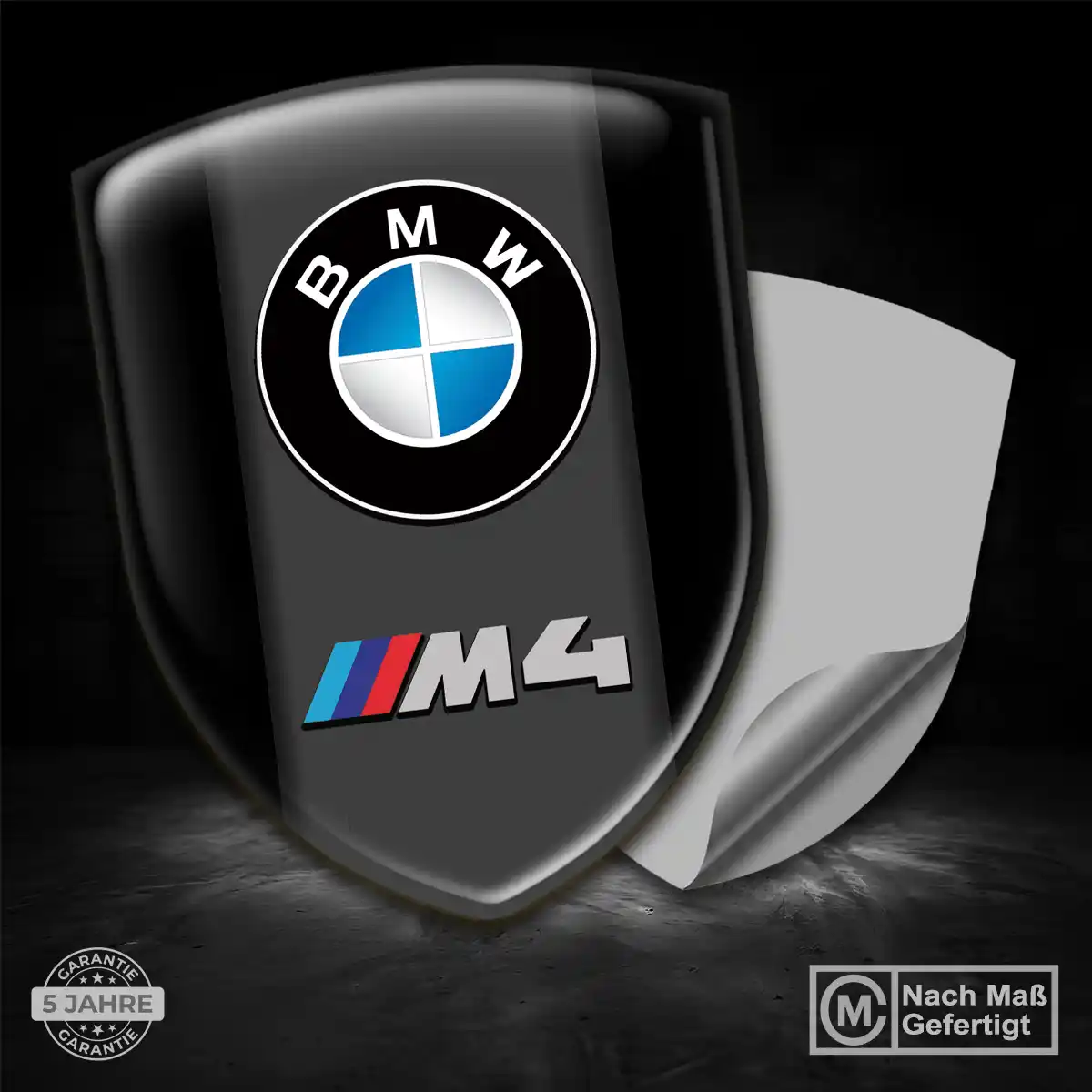 BMW Emblem Wappen Aufkleber Hochwertiges Harz