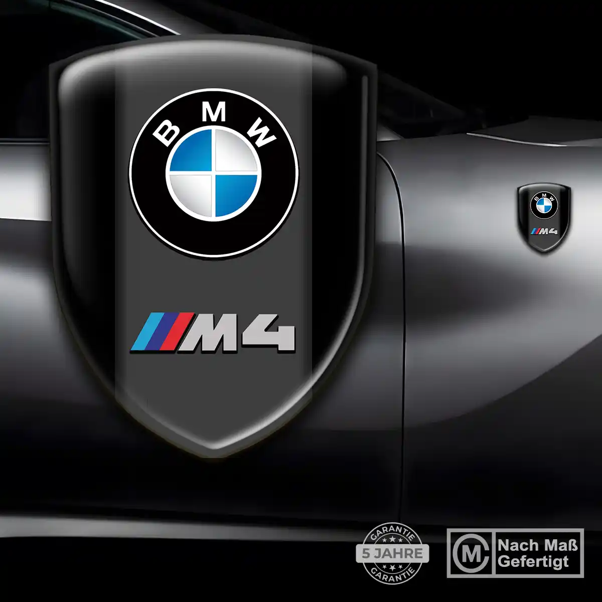 BMW Emblem Wappen Aufkleber Hochwertiges Harz