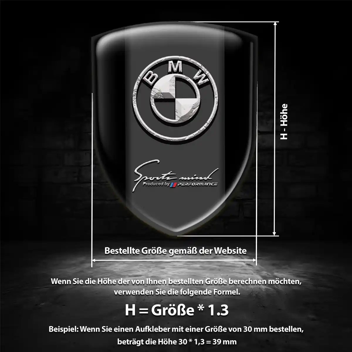 BMW Emblem Wappen Auto Luxus-Edition