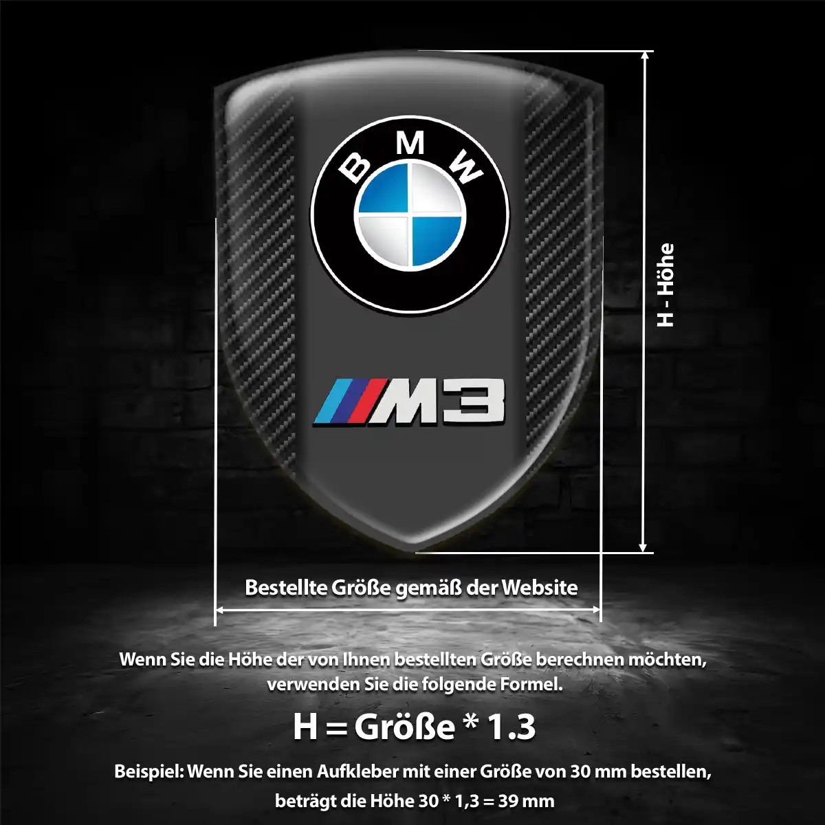 BMW Emblem Wappen Auto Stilvolles Design