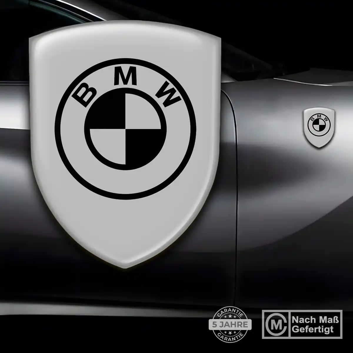 BMW Emblem Wappen Interieurdesign