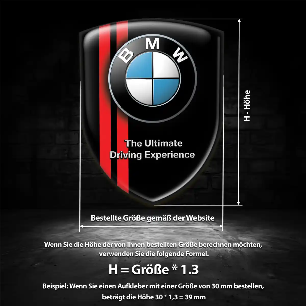 BMW Emblem Wappen Stilvolles Design