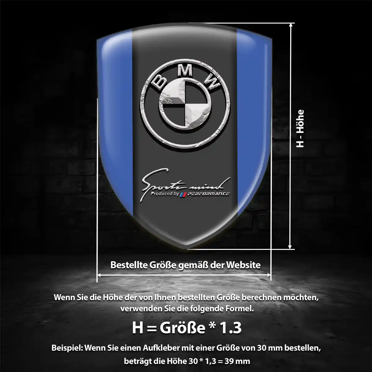 BMW Embleme Auto Hochwertiges Harz