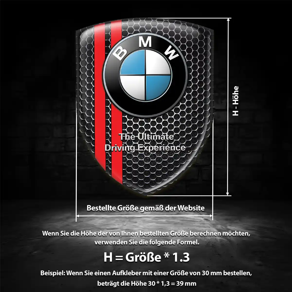 BMW Embleme Auto Premiumqualität