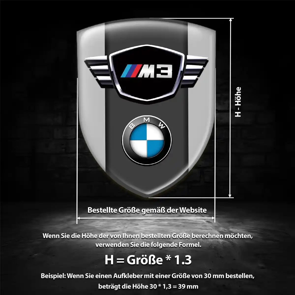 BMW Embleme Luxus-Edition