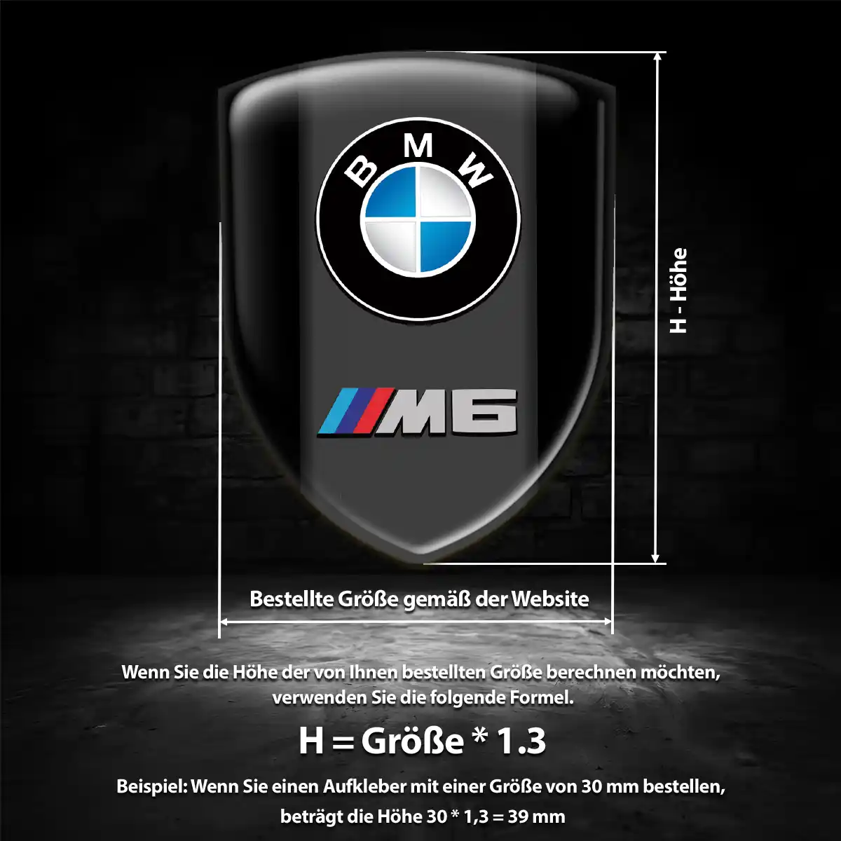 BMW Embleme Premiumqualität