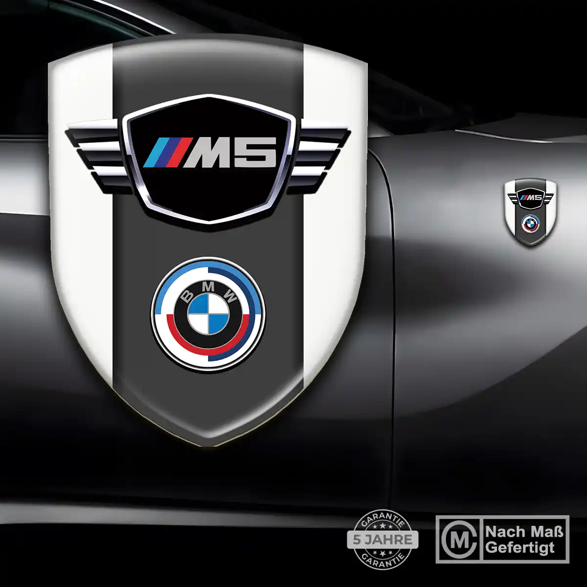 BMW Embleme Silikon Aufkleber Auto Premiumqualität
