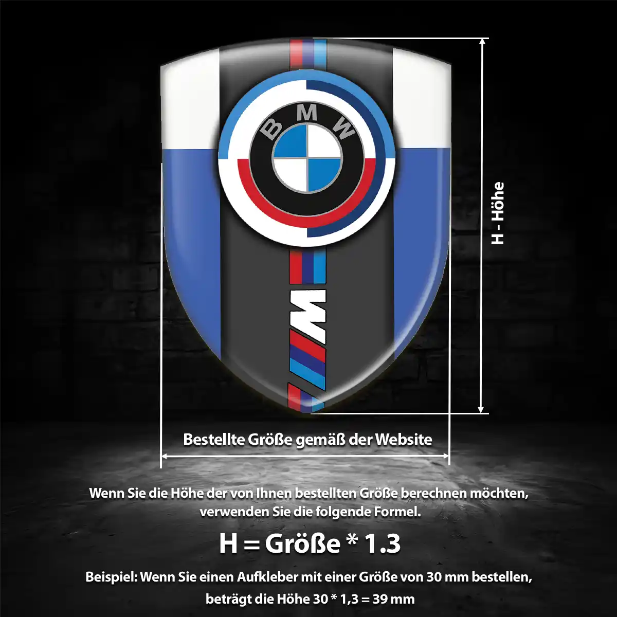 BMW Embleme Silikon Aufkleber Auto Stilvolles Design