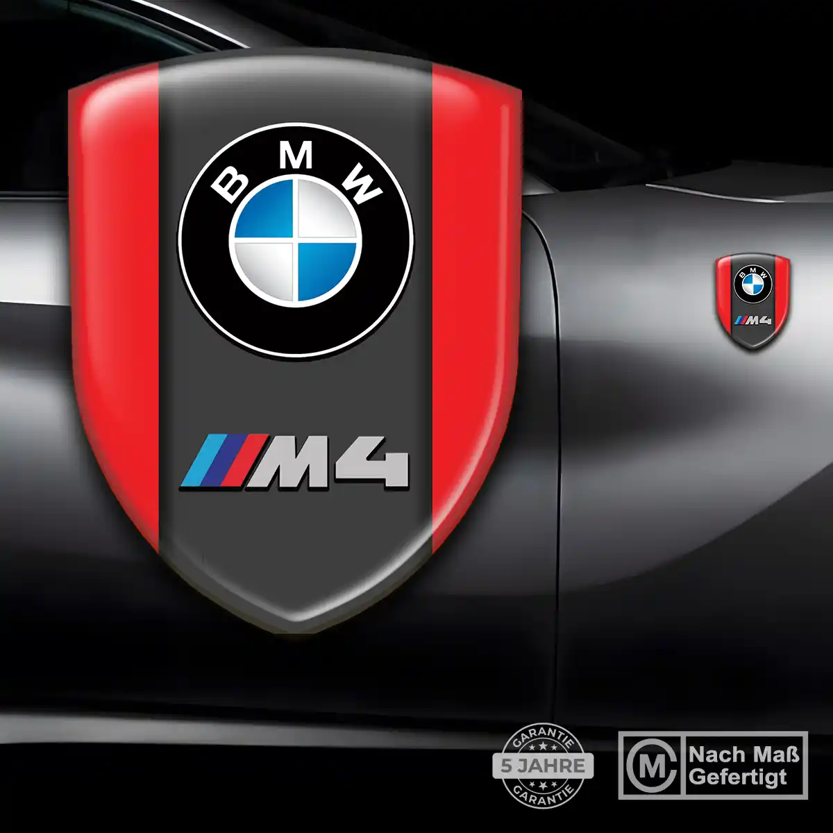 BMW Embleme Silikon Aufkleber Hochwertiges Harz