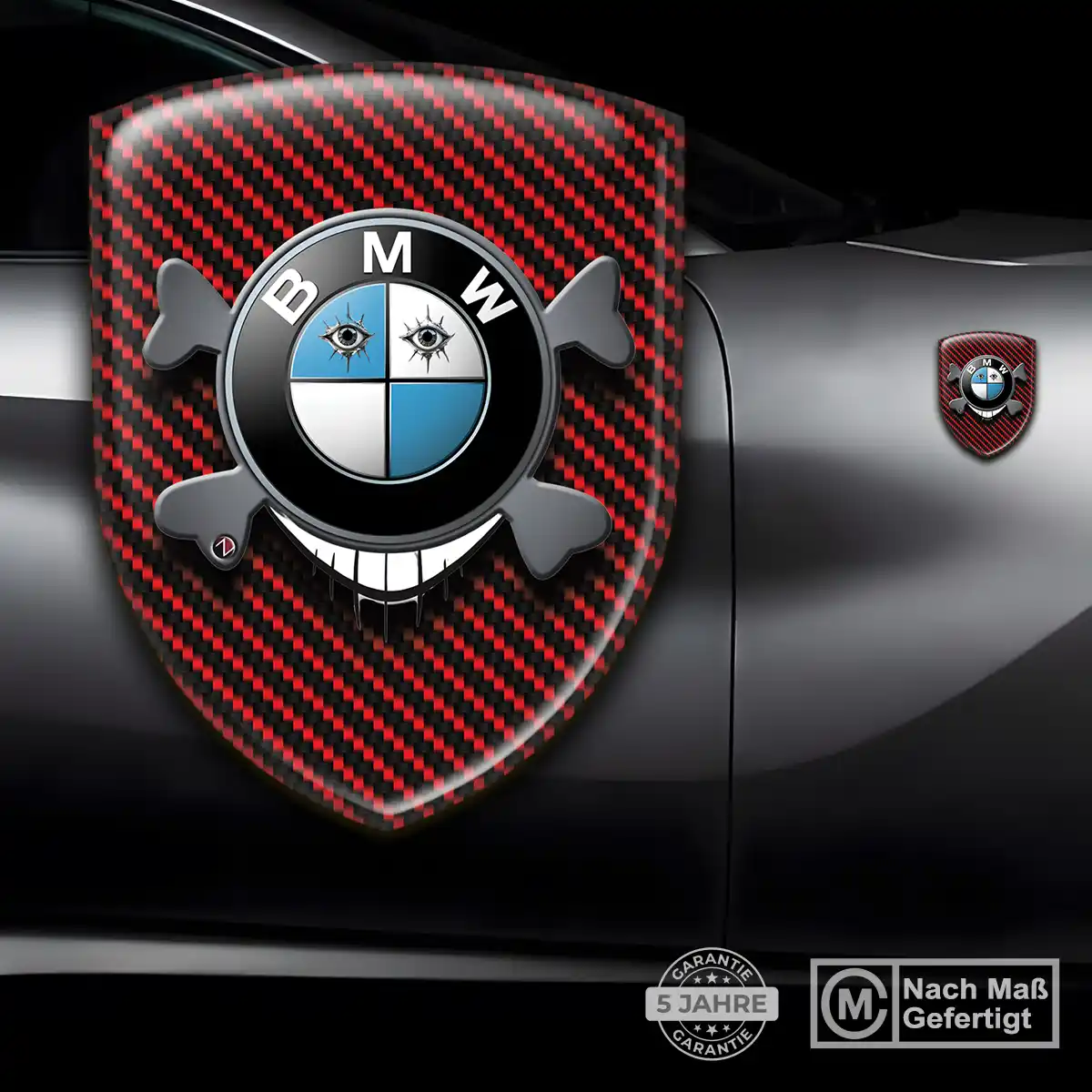 BMW Embleme Silikon Aufkleber Interieurdesign