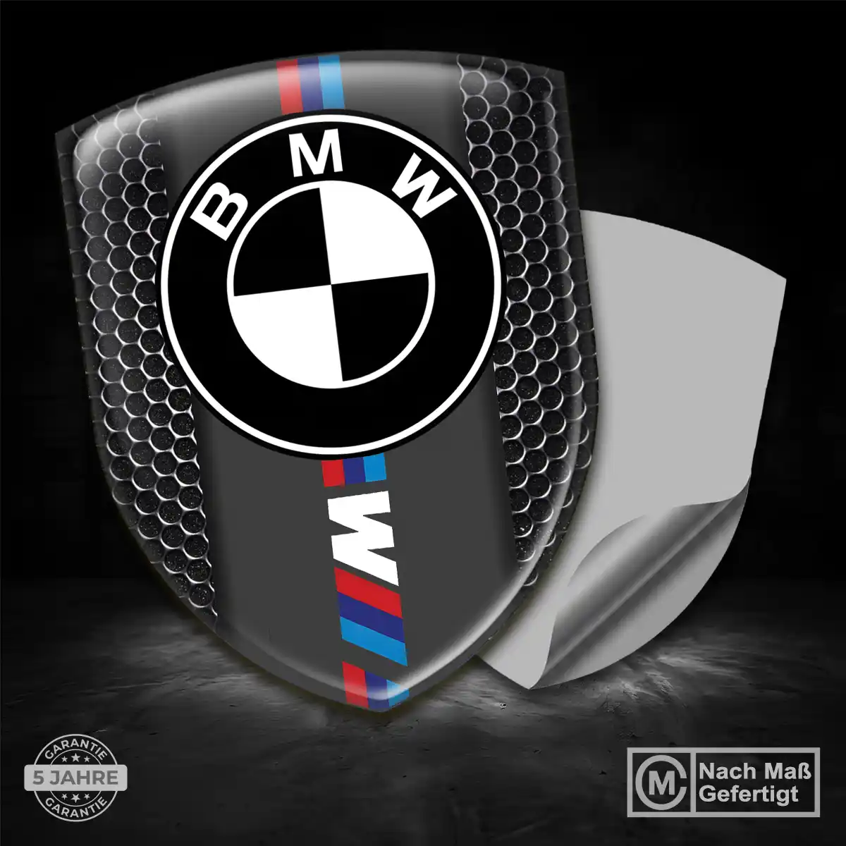 BMW Embleme Silikon Aufkleber Limitierte Auflage