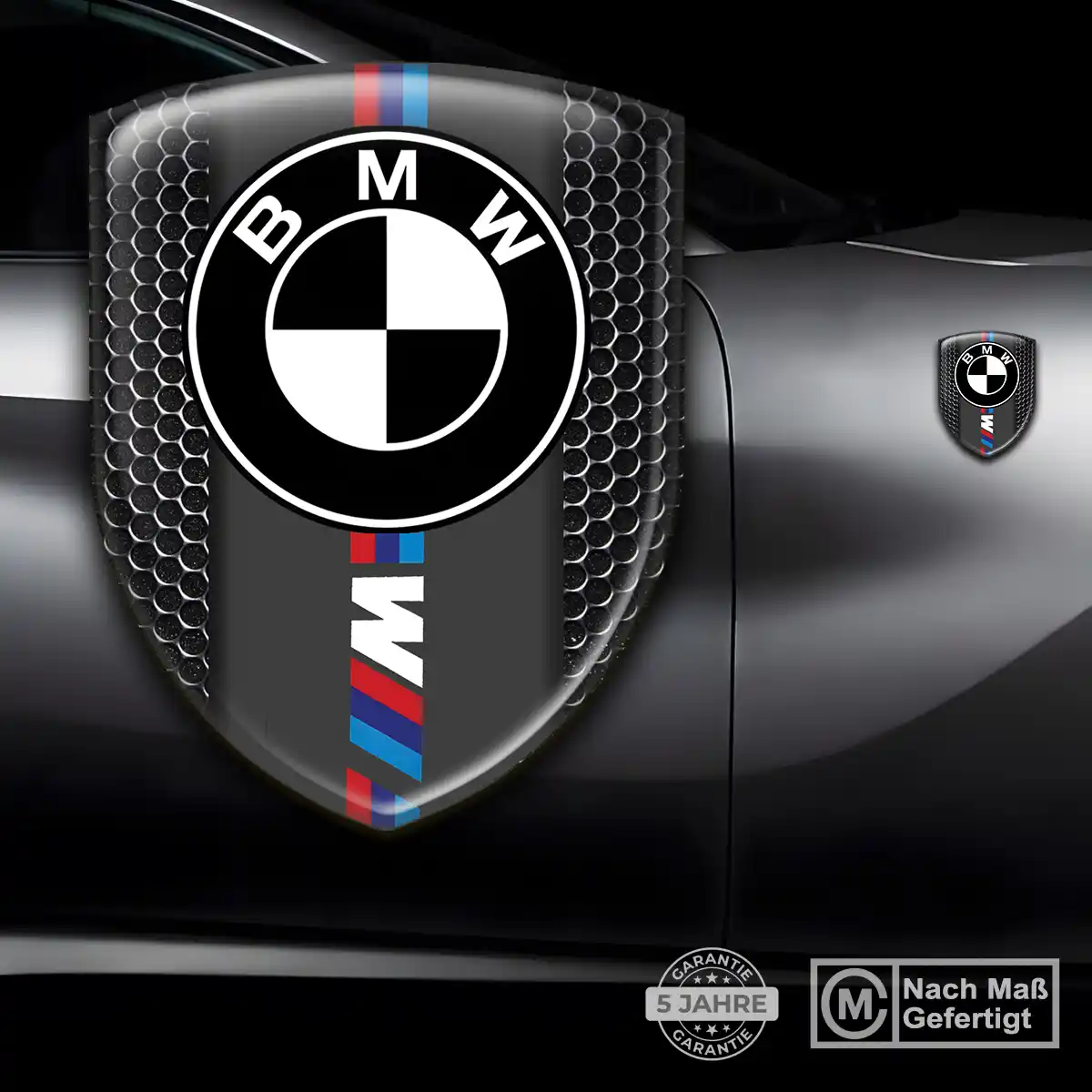 BMW Embleme Silikon Aufkleber Limitierte Auflage