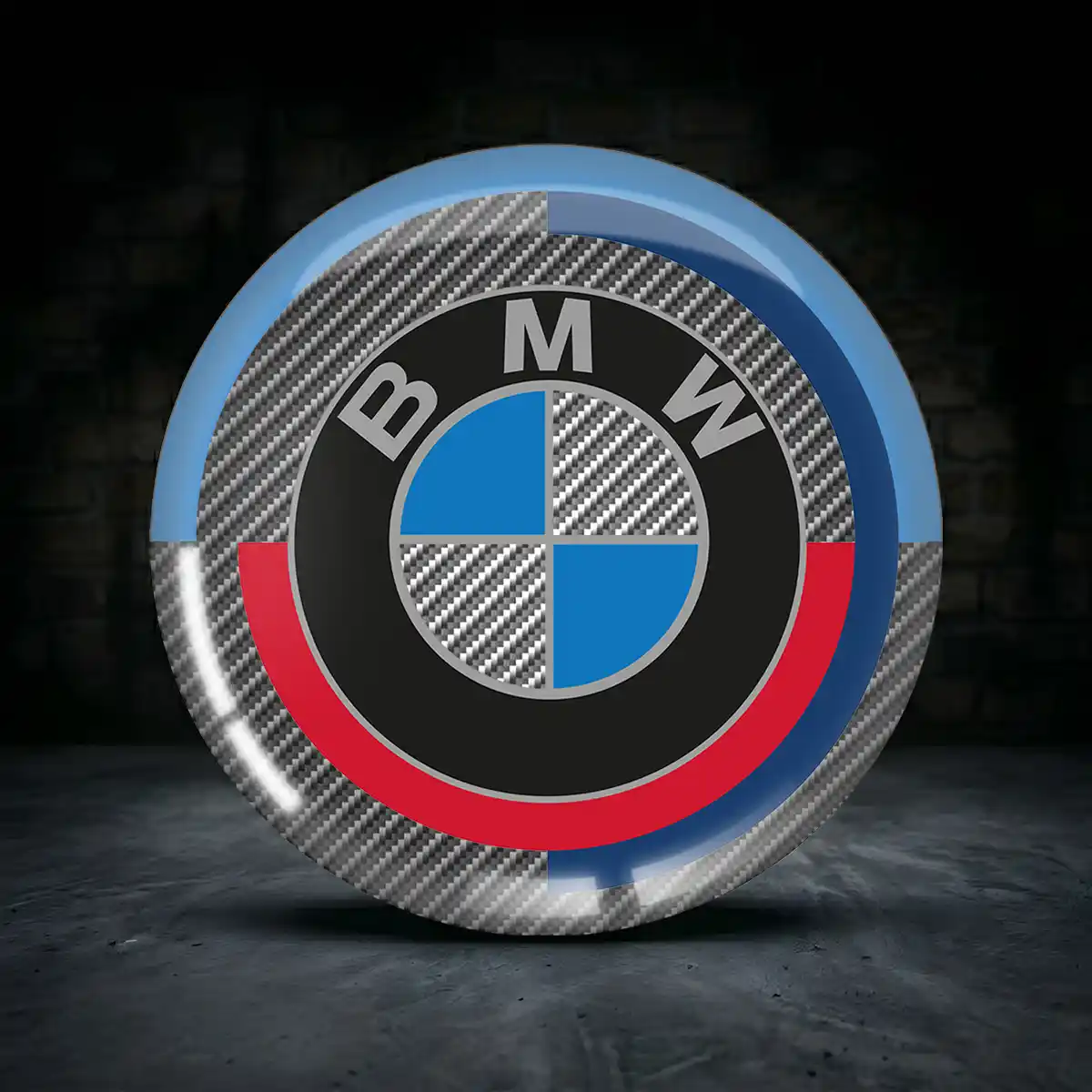 BMW Epoxidharz Aufkleber Premiumqualität