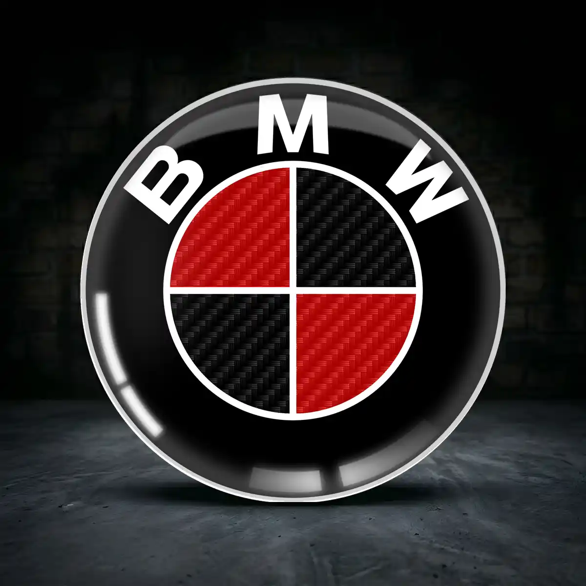 BMW Epoxidharz Aufkleber Stilvolles Design