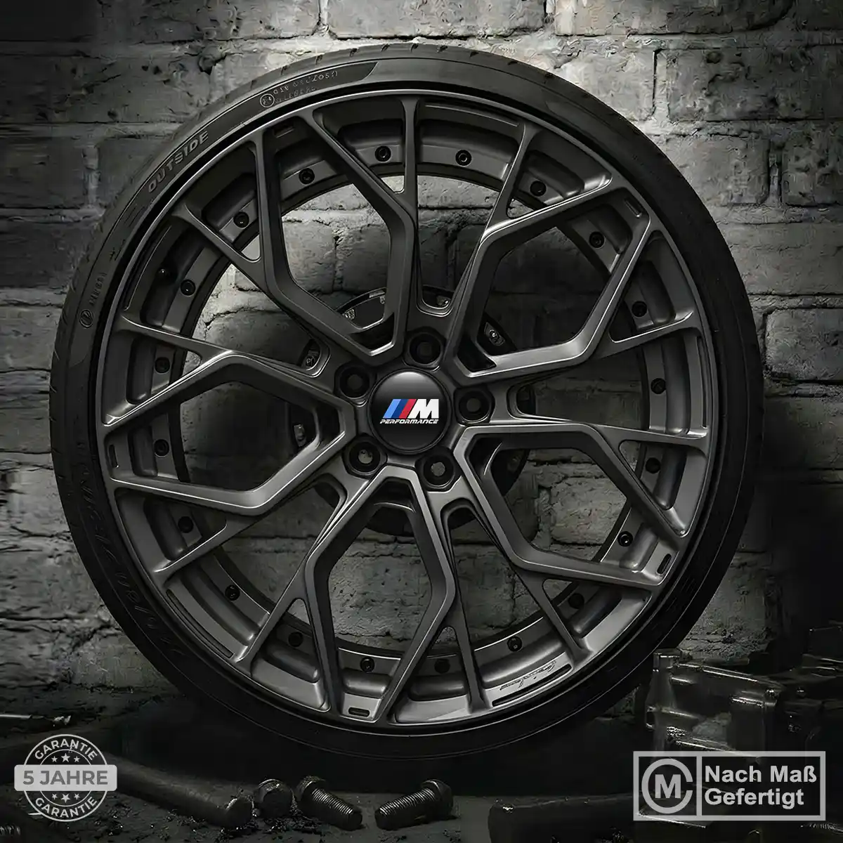 BMW M Aufkleber Nabendeckel Stilvolles Design