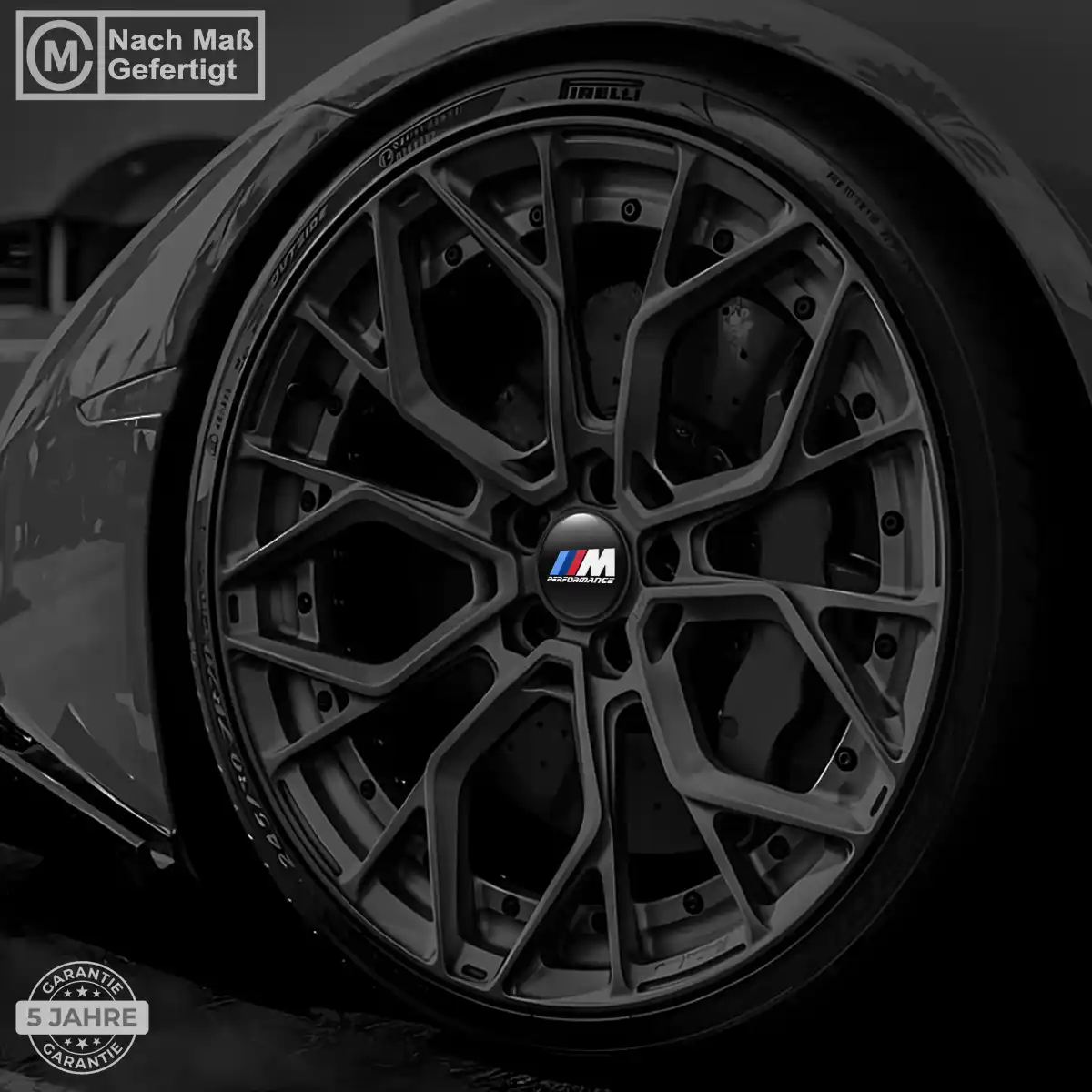 BMW M Aufkleber Nabendeckel Stilvolles Design