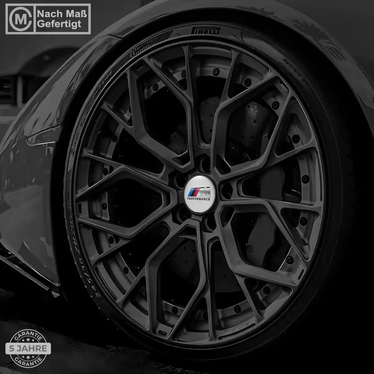 BMW M Aufkleber Nabenkappen Stilvolles Design