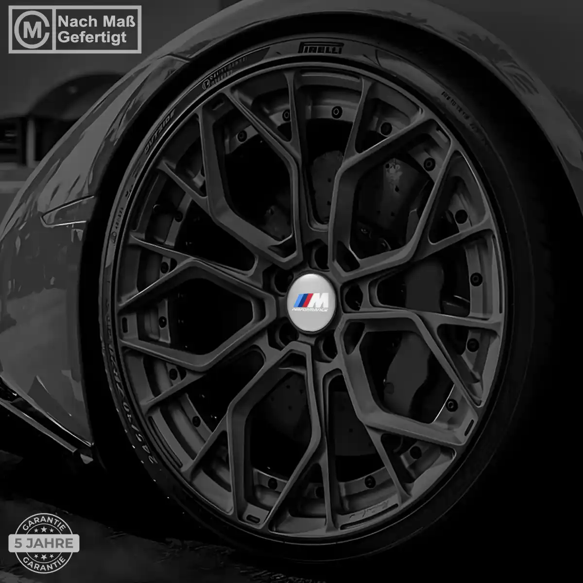 BMW M Aufkleber Radkappen Stilvolles Design