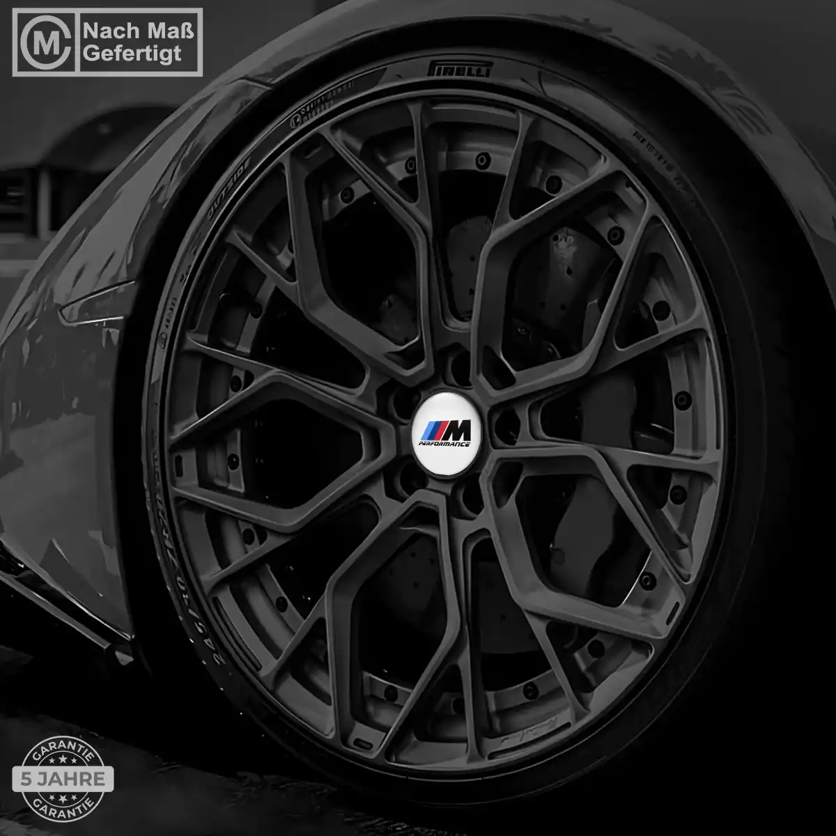 BMW M Nabendeckel Aufkleber Stilvolles Design