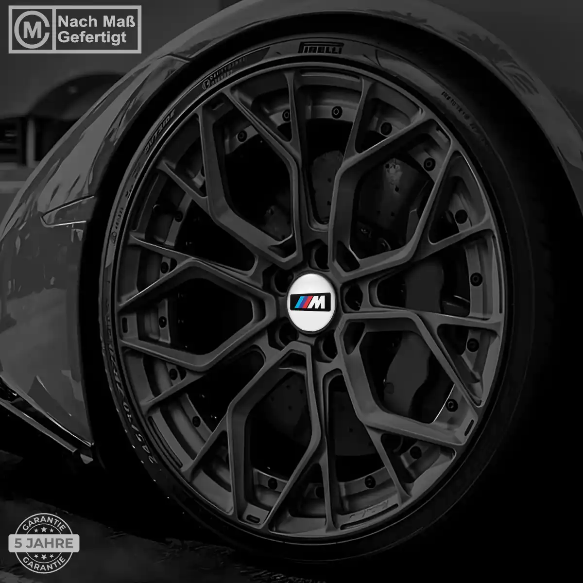 BMW M Power Aufkleber Nabenkappen Stilvolles Design