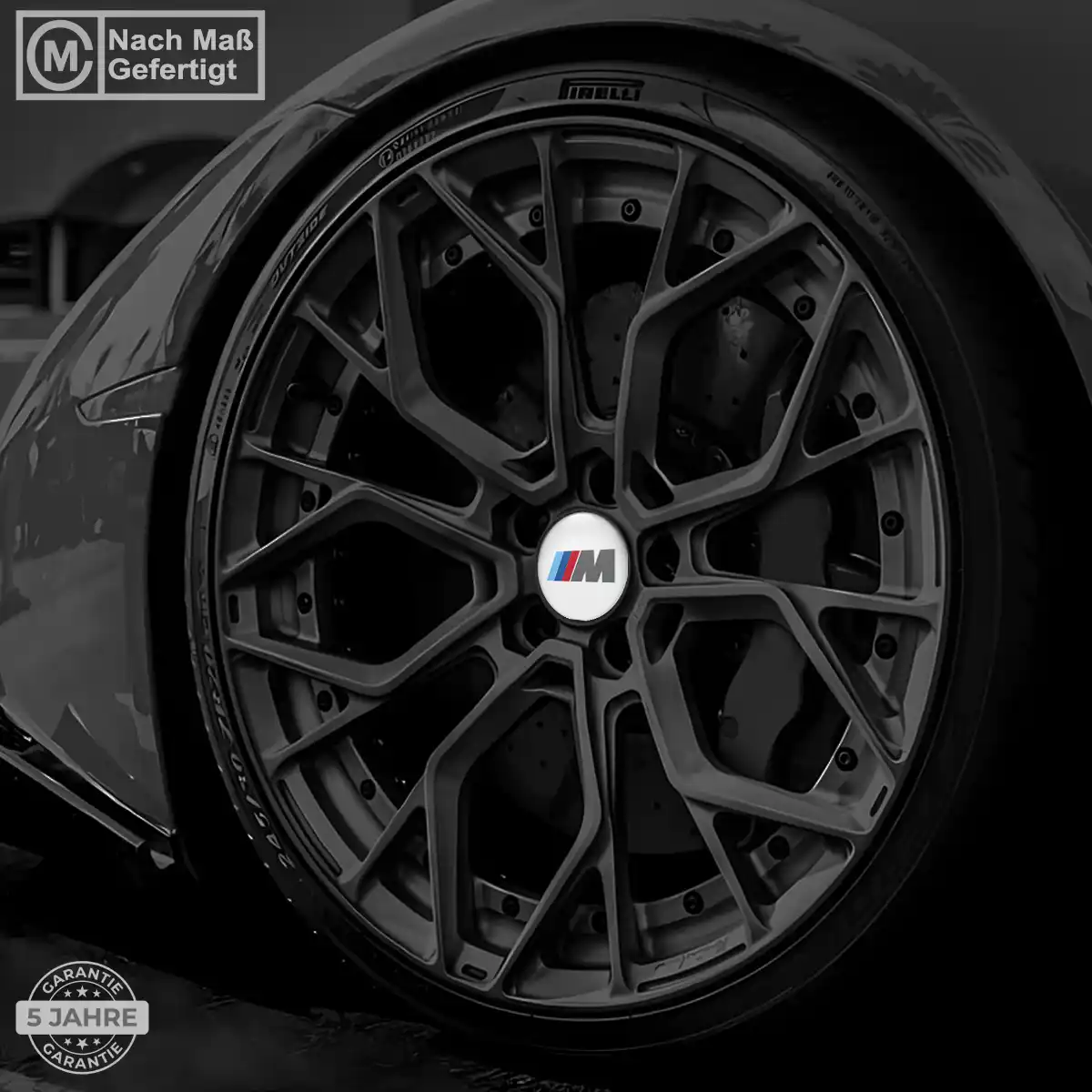 BMW M Power Aufkleber Radkappen Stilvolles Design