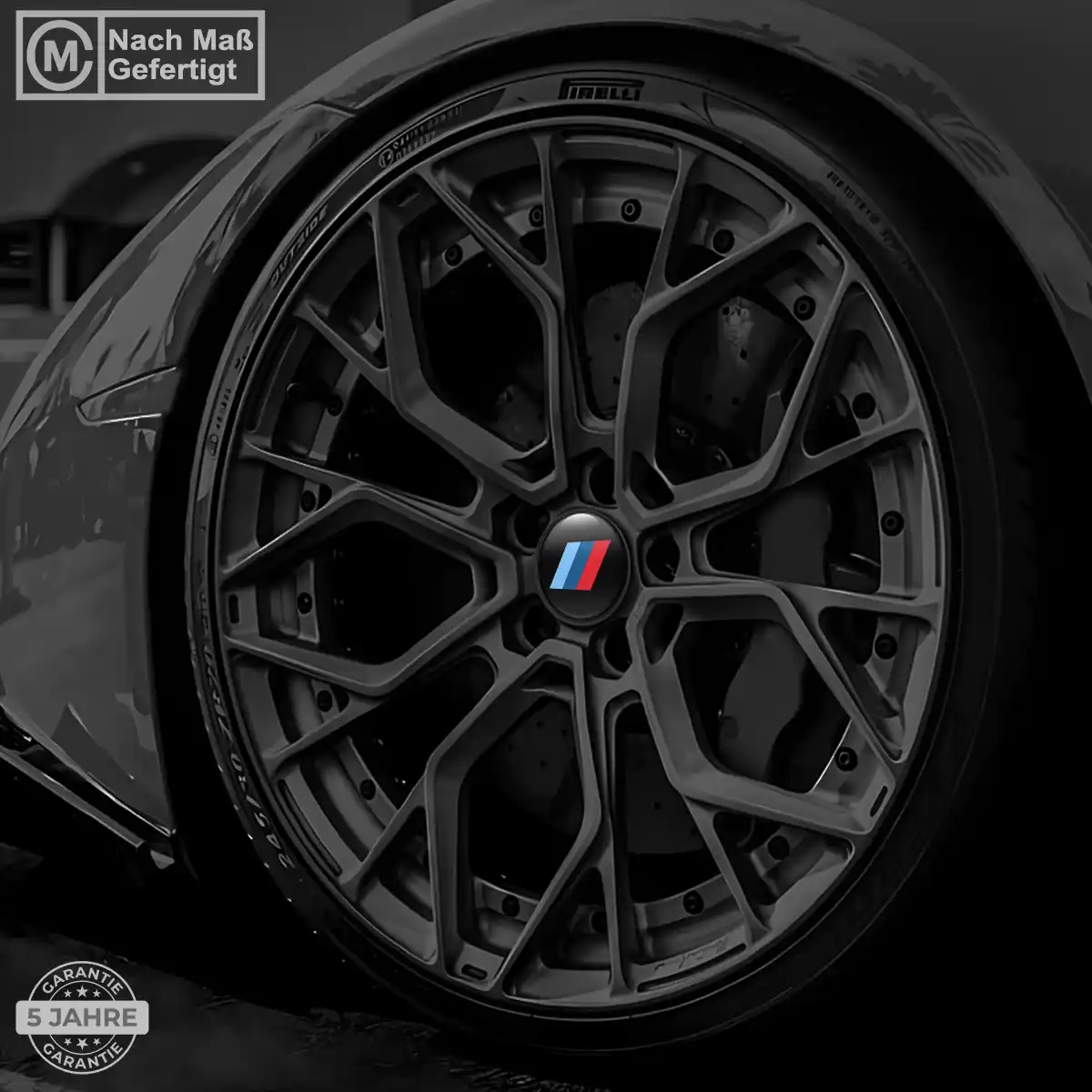 BMW M Power Felgenemblem Aufkleber Stilvolles Design
