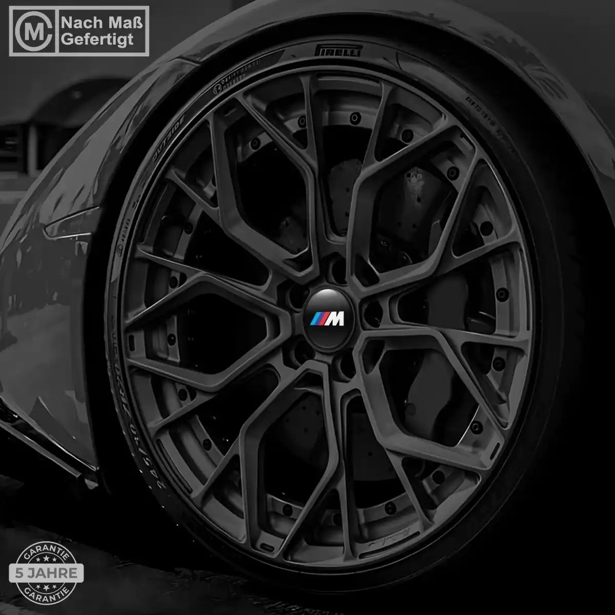 BMW M Power Nabendeckel Aufkleber Stilvolles Design