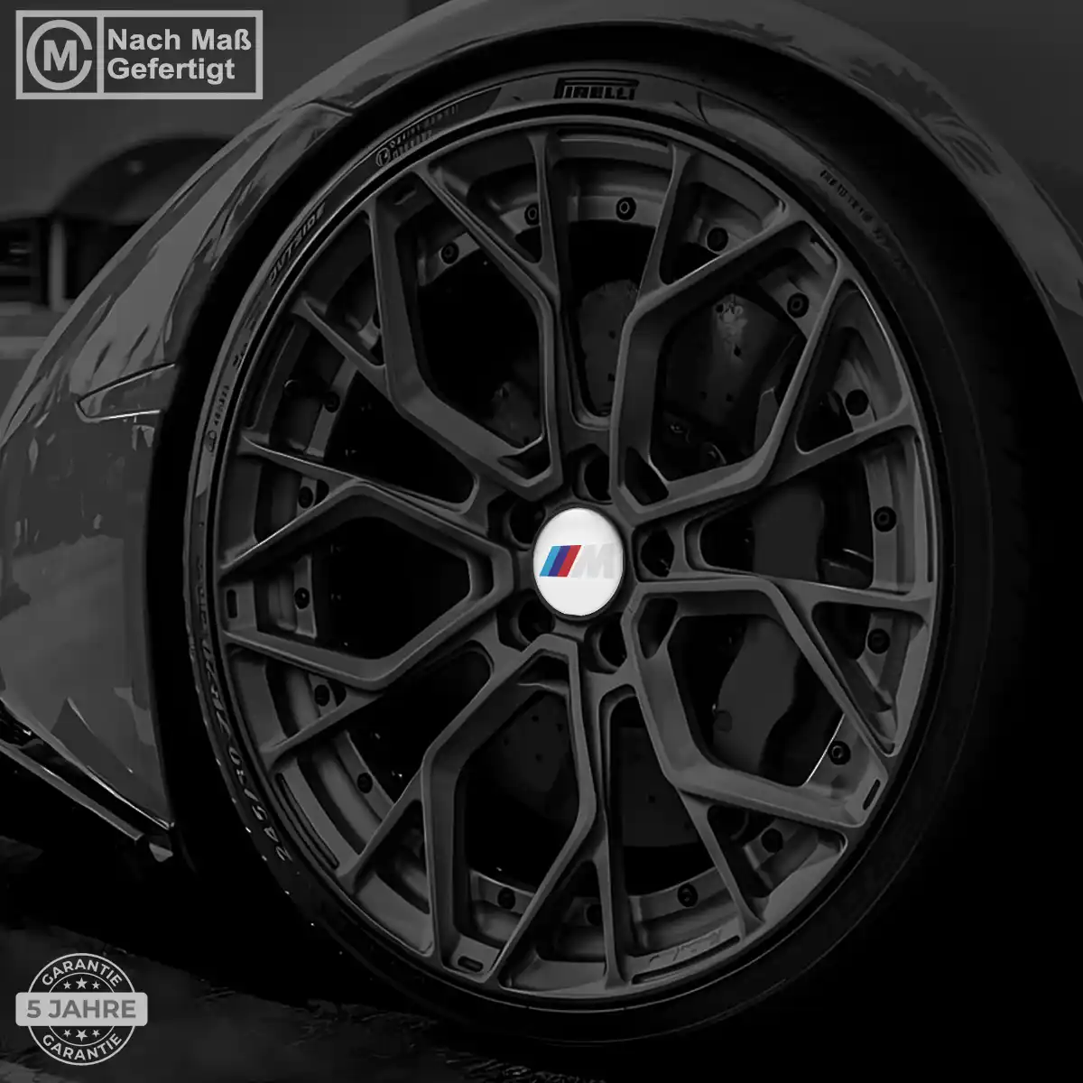 BMW M Power Radmitte Aufkleber Stilvolles Design