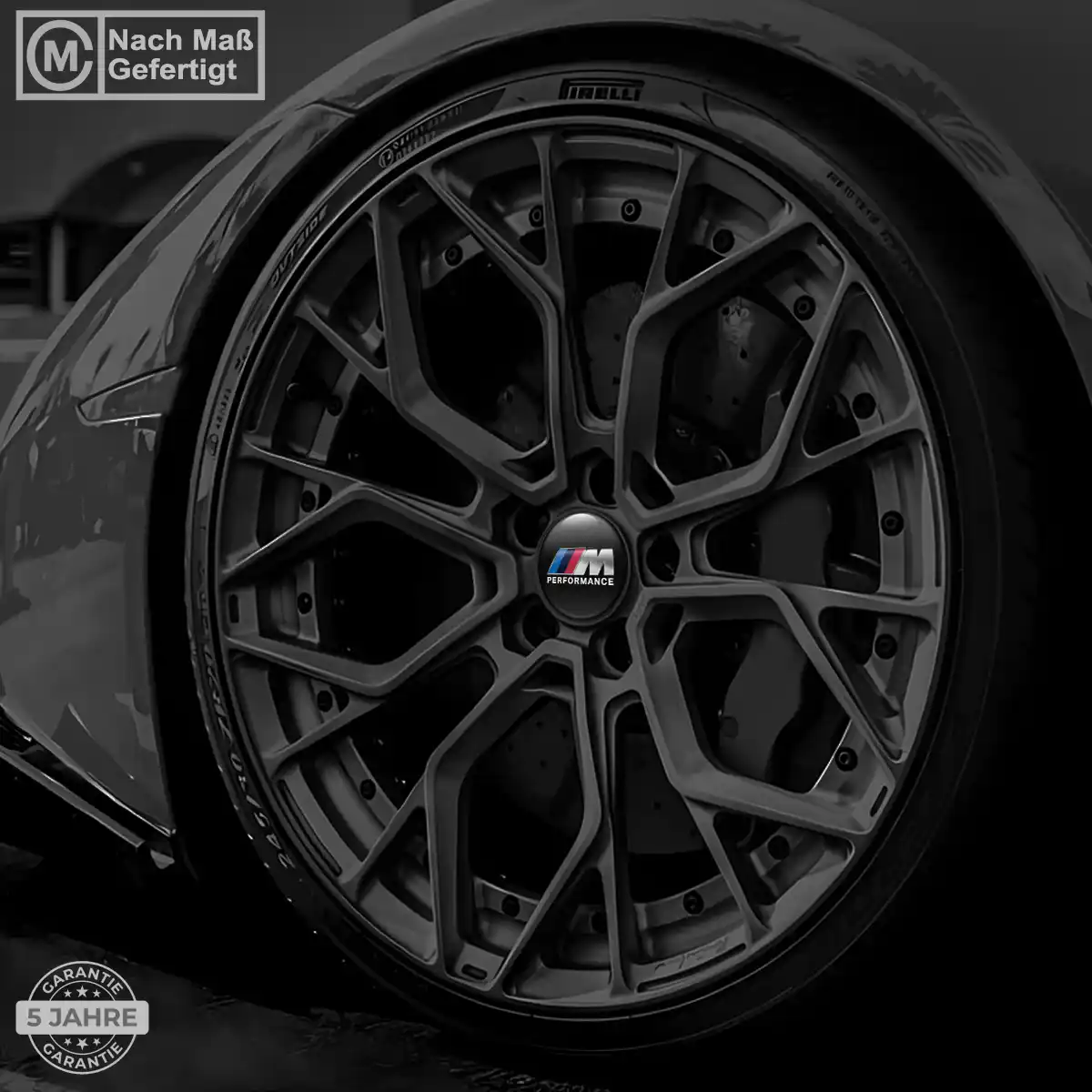 BMW M Radkappen Aufkleber Stilvolles Design
