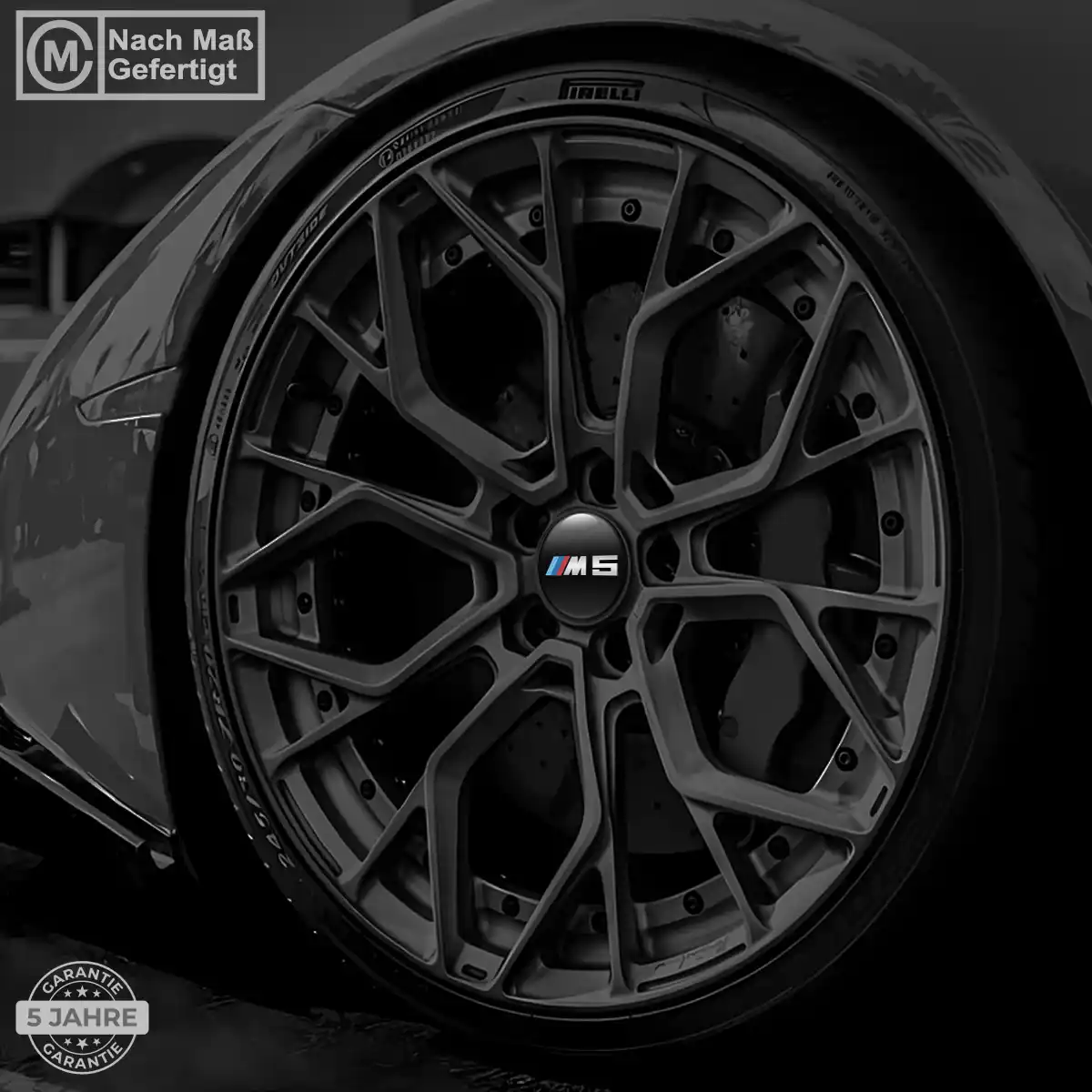 BMW M5 Felgen Aufkleber Silikon Stilvolles Design