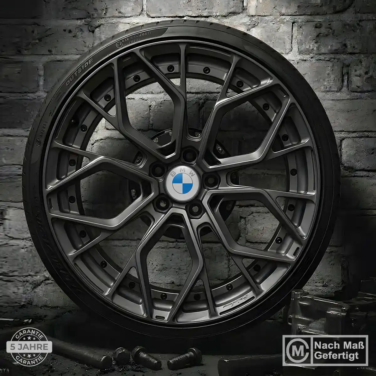 BMW Rad Mitte Aufkleber Radkappen Premium-Edition