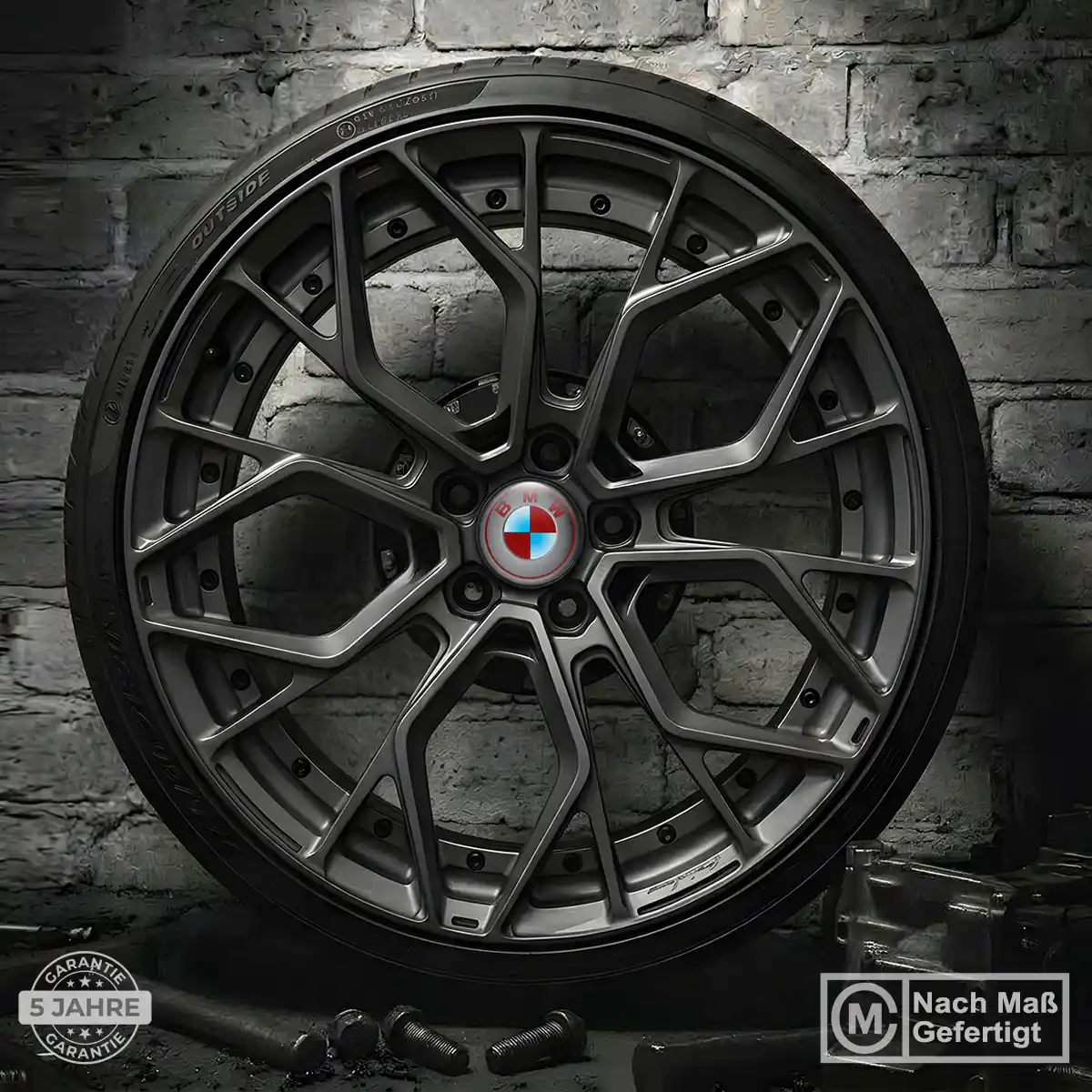 BMW Radkappen Aufkleber Hohe Qualität