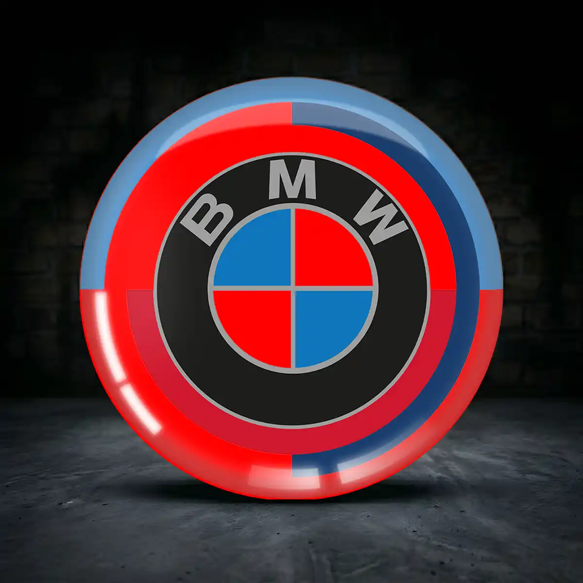 BMW Radmitte Aufkleber Nabendeckel Premium-Edition