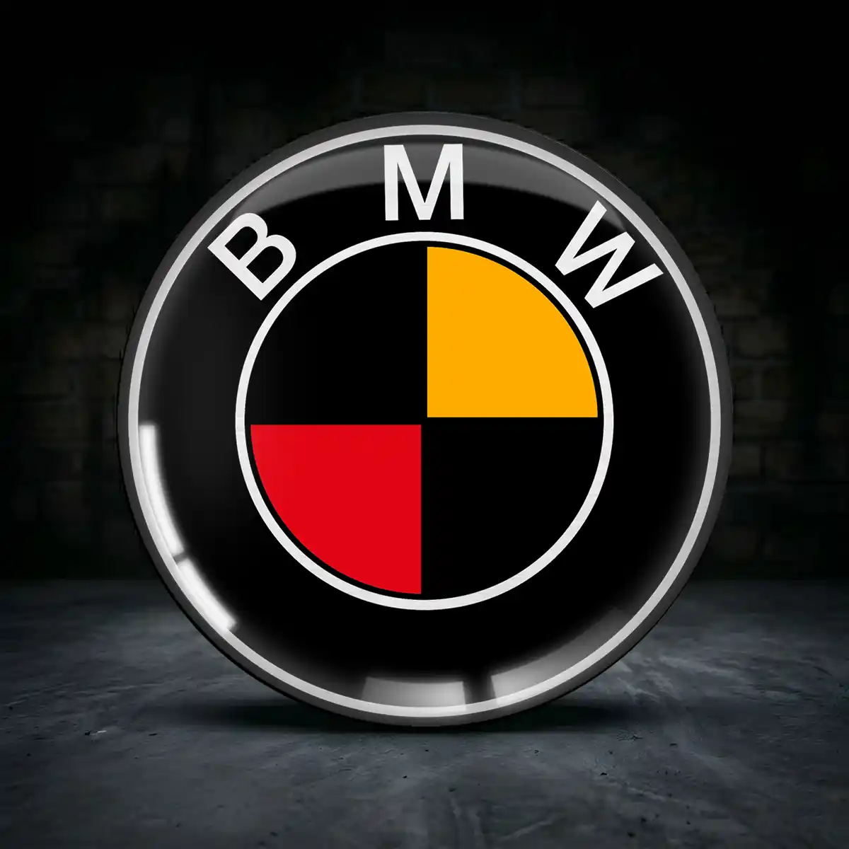 BMW Radmitte Aufkleber Premium-Edition