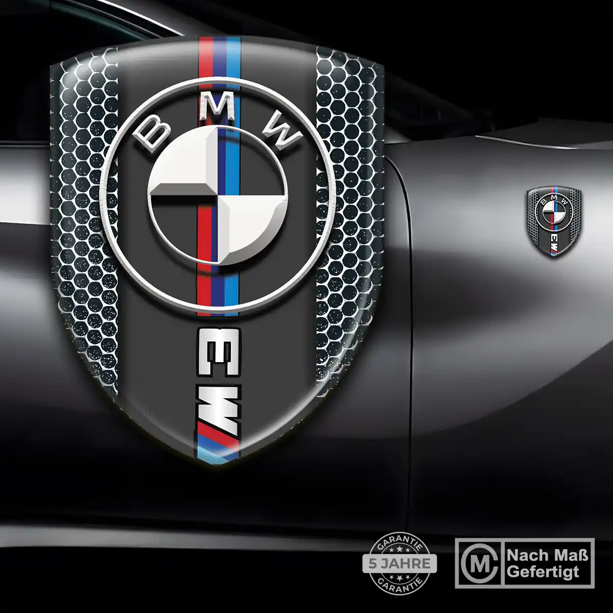 BMW Silikon Aufkleber Auto Hochwertiges Harz
